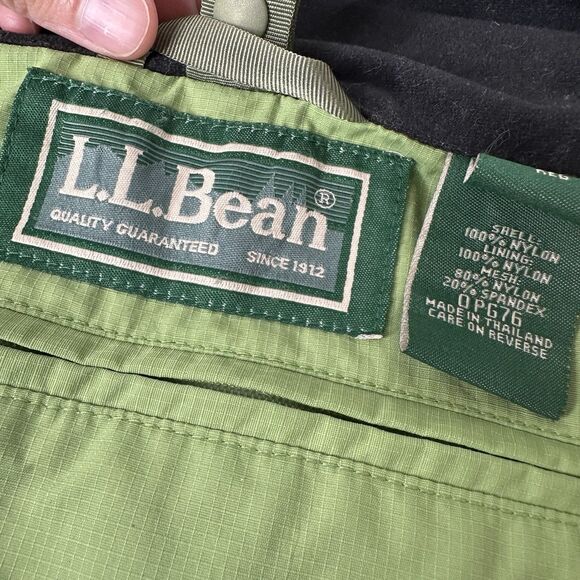 Vintage LL Bean Jacket Womens Sz S Green 3-in-1 Outer Shell Only Ripstop Outdoor - Picture 6 of 16